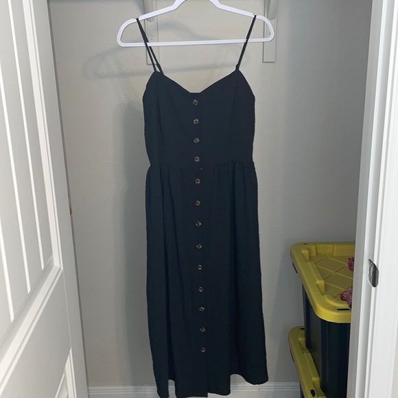 H&M Dresses & Skirts - H&M Midi Length Black Dress - Size 12